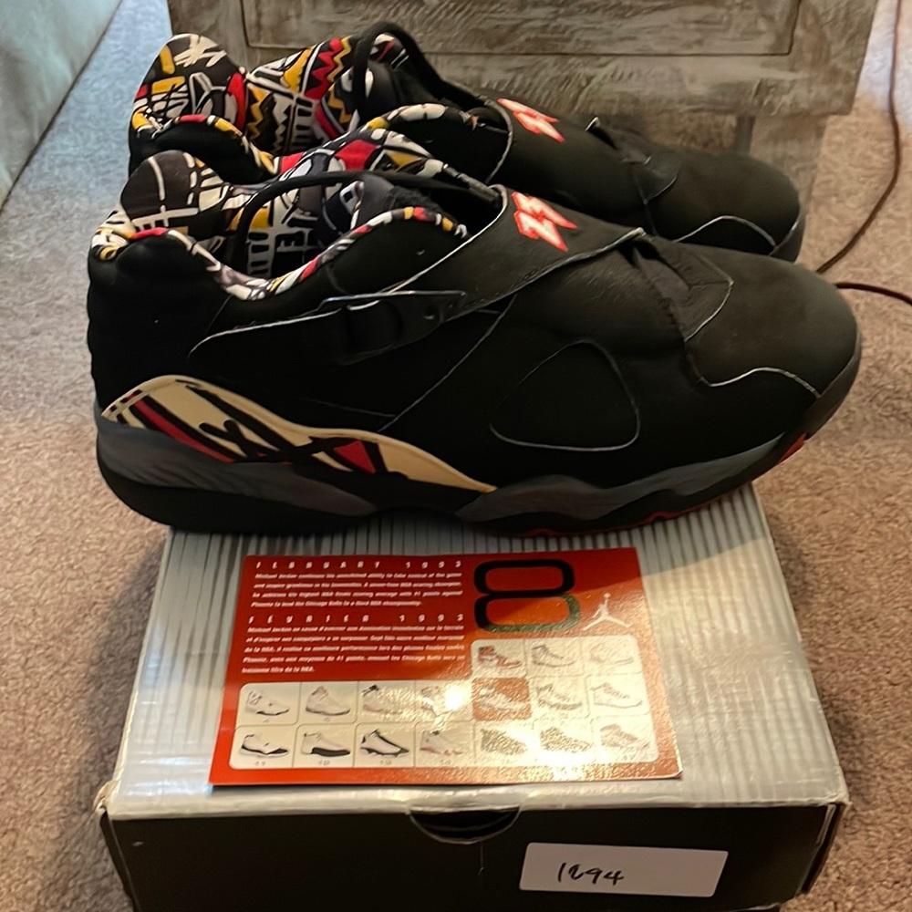 Jordan 8 low sz12 Bred colorway near deadstock condition